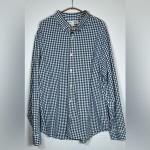 Old Navy Blue and White Casual Gingham Shirt. Size XXL